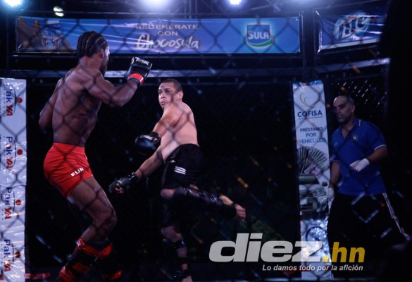 Espectacular velada de artes marciales mixtas de la HFL