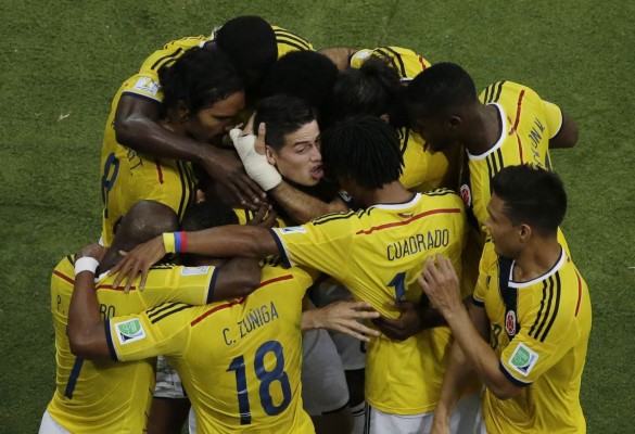 Colombia Rival de Brasil en los cuartos de final