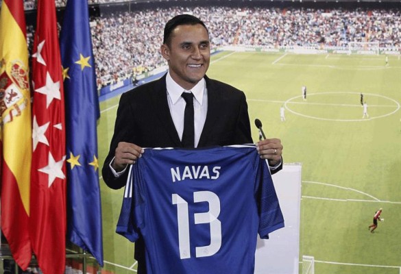 Keylor Navas fue presentado como portero del Real Madrid.