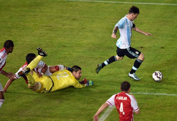 Las mejores fotos de Argentina-Paraguay y Uruguay-Jamaica en Copa América 2015