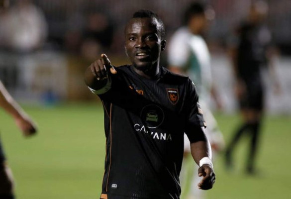 Douglas Martínez figura con menos partidos entre los máximos goleadores de la USL con el Real Monarchs