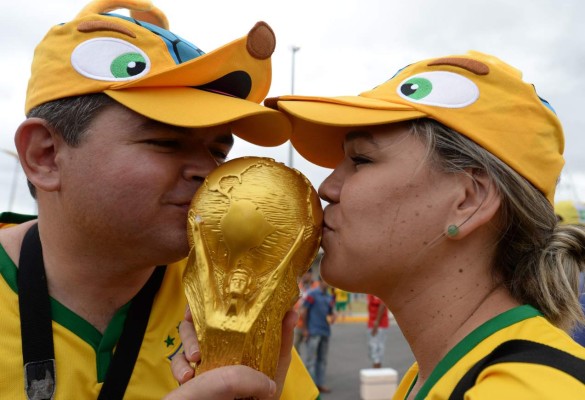 Brasil también es el mundial de los besos
