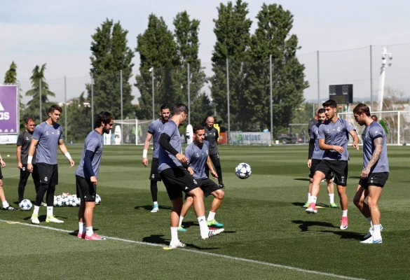 Relajados y a la moda: La última práctica de Real Madrid antes de enfrentar al Atlético