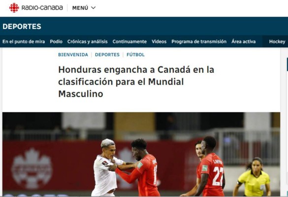 ¡Lamento canadiense! Lo que dice la prensa internacional tras el empate de Honduras ante Canadá en Toronto