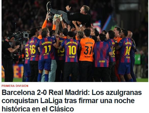 Prensa se rinde ante el Barça y señalan al nuevo DT del Madrid: Tiene trabajo...