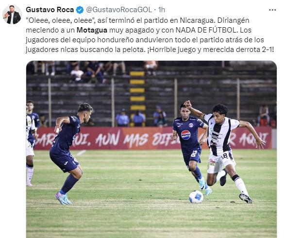 Lo que dice la prensa hondureña sobre la derrota de Motagua ante Diriangén en la Copa Centroamericana de Concacaf