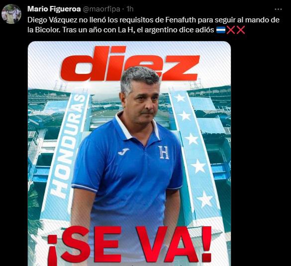 ”Diego Vázquez fue mejor que Bolillo”, “Fenafuth ha perdido tiempo”: Las reacciones de la prensa ante el adiós de “La Barbie”