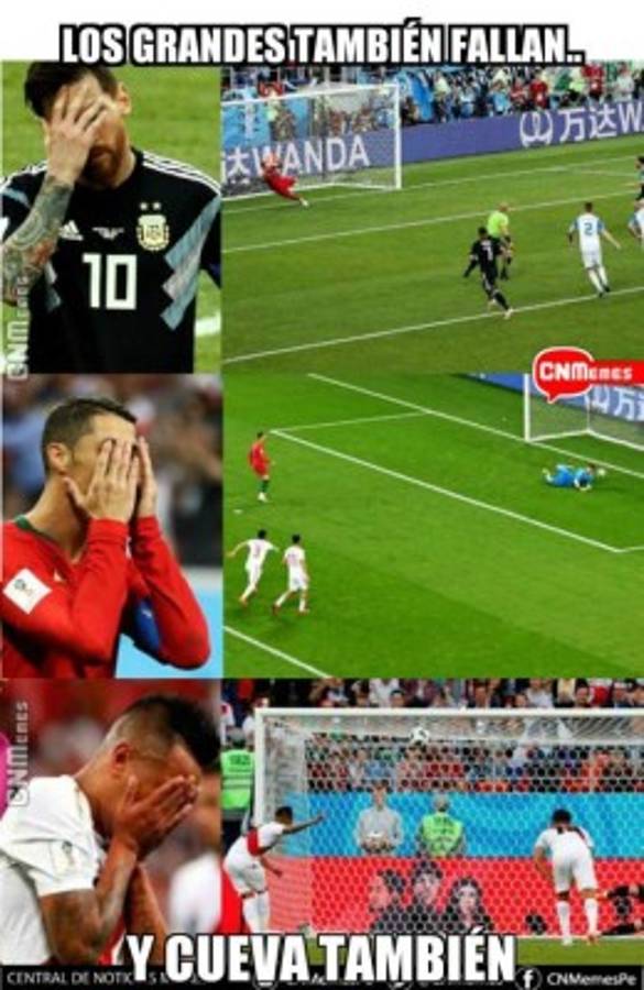 ¡Los memes atacan a Cristiano tras fallar penal pero también se acuerdan de Messi!