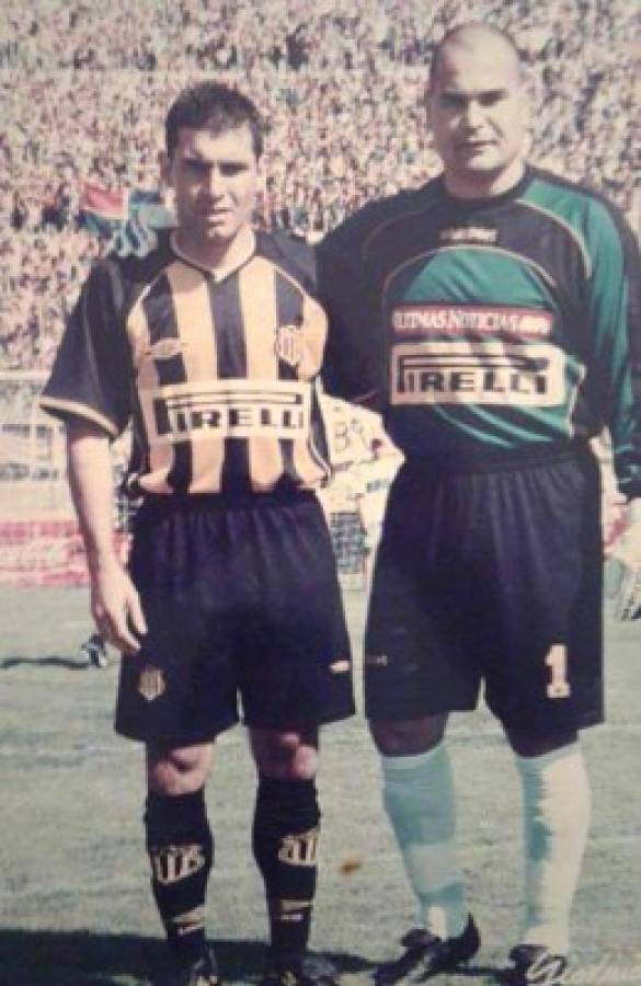 Así lucían Manuel Keosseián y 'Tato' García cuando eran futbolistas