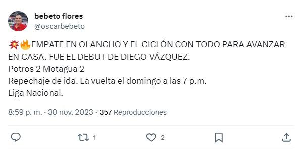 Lo que dice la prensa deportiva tras el debut de Diego Vázquez con Motagua: “Más de lo mismo” y “no está para campeón”