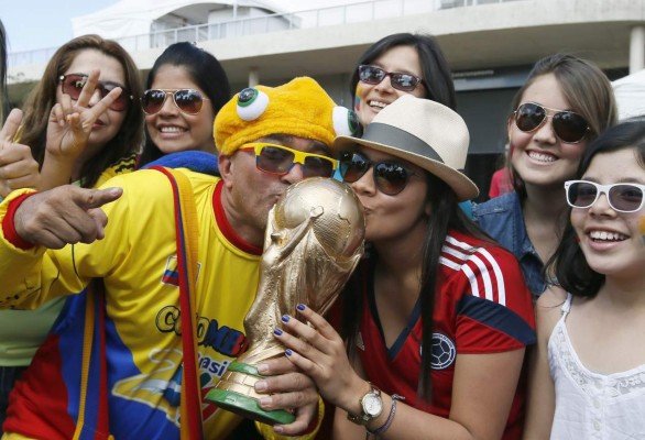 Brasil también es el mundial de los besos