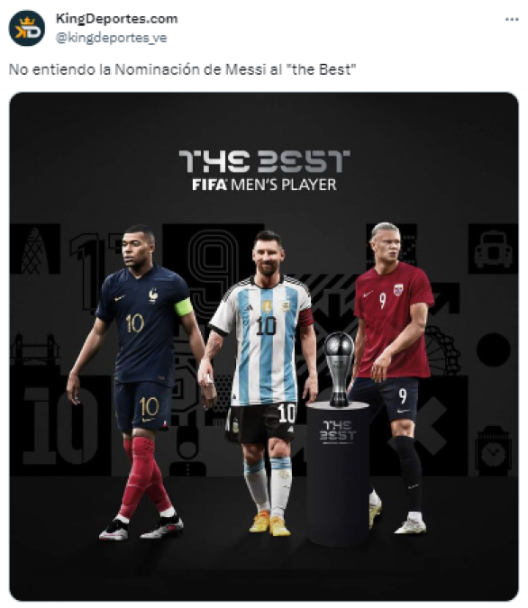Indignación con Messi por su nominación al The Best 2023: “Es surrealista, Cristiano Ronaldo tuvo mejor año”