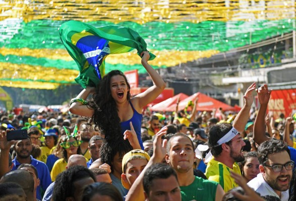 FOTOS: Así festejaron las garotas de Brasil el triunfo sobre Costa Rica en Rusia