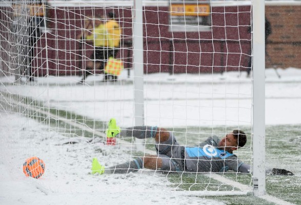 Las fotografías más sorprendentes del Atlanta-Minnesota bajo la nieve en la MLS
