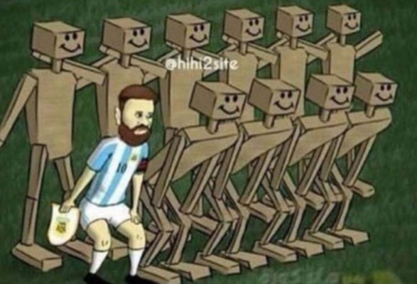 Lionel Messi, víctima favorita de los memes a pesar del triunfo de Argentina sobre Brasil