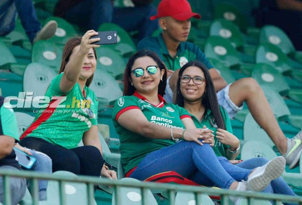 ¡Bellísimas! El Clásico entre Marathón y Real España se llena de lindas chicas