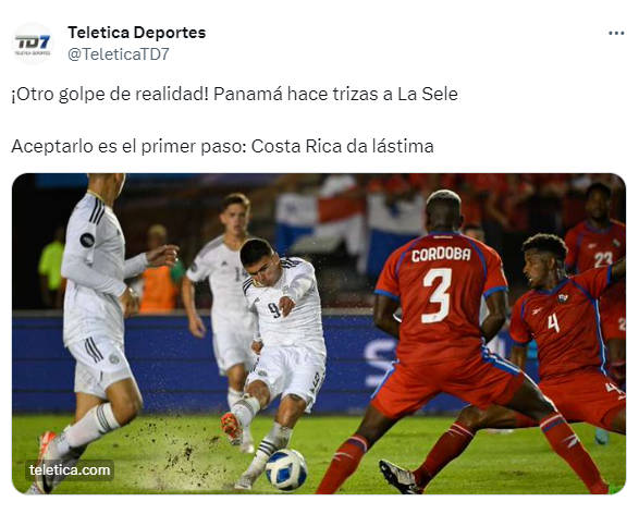 Panamá hizo trizas a Costa Rica y así reaccionó la prensa: “Dan lástima”, “ultrajada histórica” y “monumental humillada”