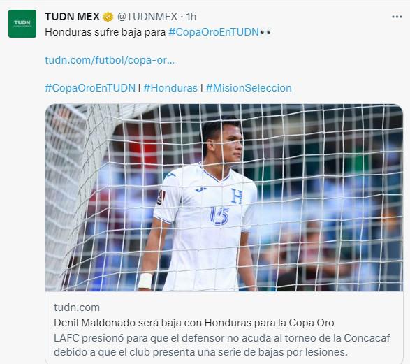 Así reacciona la prensa deportiva ante el caso de Denil Maldonado: “Jugadores que son pecho frío” y “Honduras es un desastre”