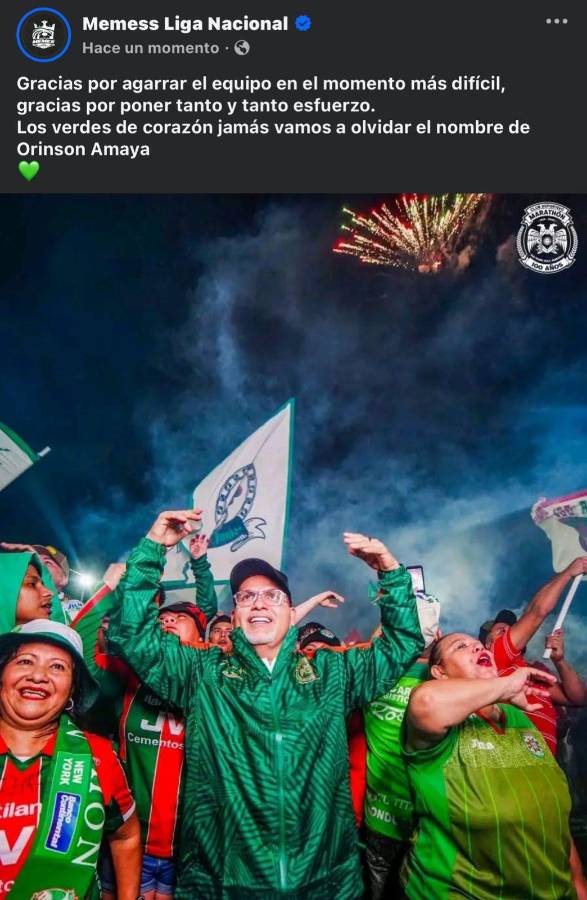 Rely Maradiaga hace promesa: así reacciona la prensa al fallecimiento del presidente de Marathón, Orinson Amaya: Eterno