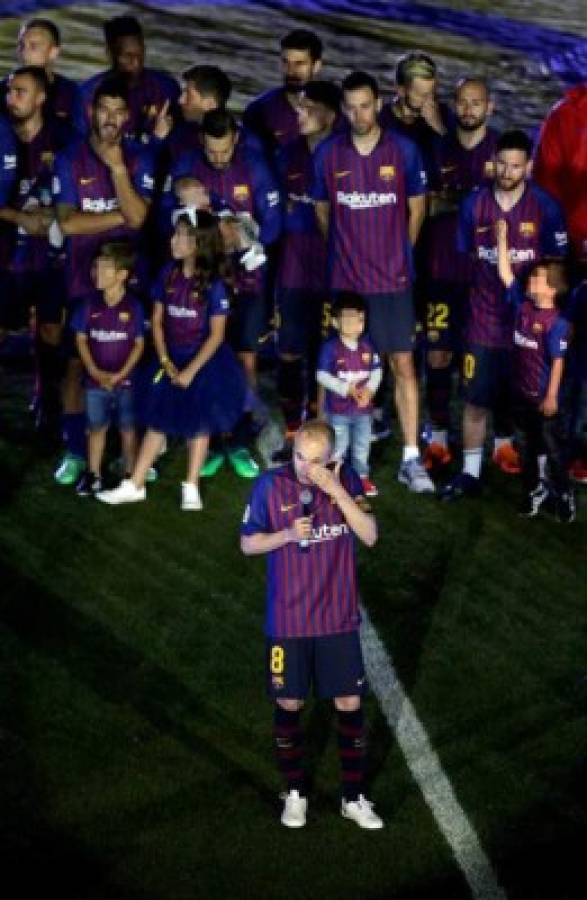 Digno homenaje: Así despidió Barcelona a su leyenda, Andrés Iniesta