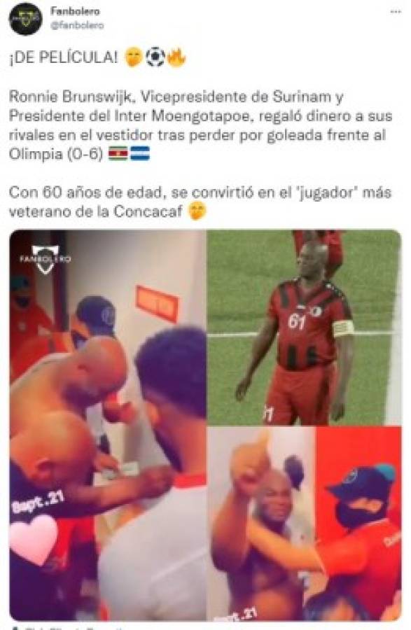 'Un equipo grande no puede dar esta imagen, genera vergüenza y pena': prensa deportiva explota luego de que vicepresidente de Surinam regalara dinero al Olimpia  