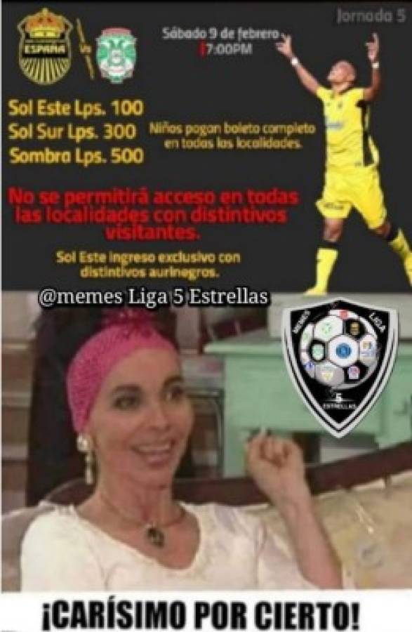 Los memes que calientan los clásico Motagua-Olimpia y Real España-Marathón