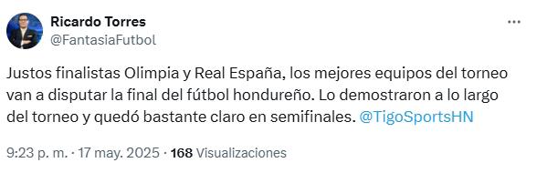 Olimpia y Real España disputarán la gran final y así reacciona la prensa: Los mejores equipos no fallaron