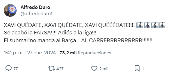 Xavi se va del Barcelona en junio y la prensa reacciona: “Se acabó la farsa; adiós a LaLiga”
