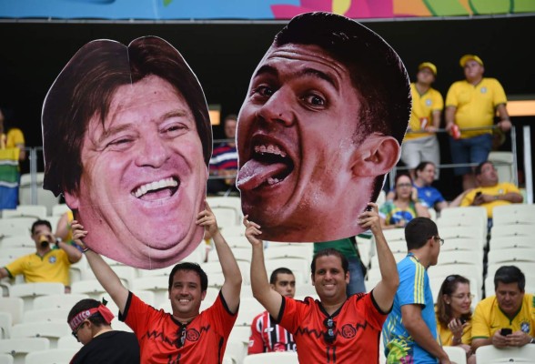 Ambiente en partido Brasil Mexico