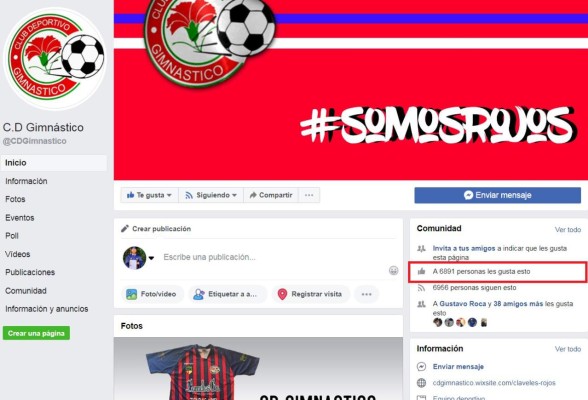 Los equipos de la Liga de Ascenso con más seguidores en su red social de Facebook