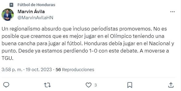 Lo que dicen los periodistas de Honduras sobre la decisión de jugar ante México en el estadio Nacional: “Es la mejor cancha y punto”