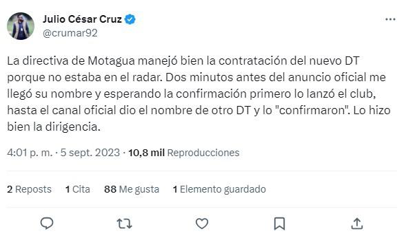 Así reaccionó la prensa al fichaje de César Vigevani como nuevo DT de Motagua; periodista de ESPN dice que el idóneo era otro
