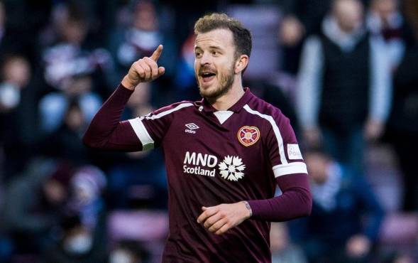 Andy Halliday milita en el Heart de la Premiership de Escocia, aunque tiene muy presente al Rangers, su exclub.