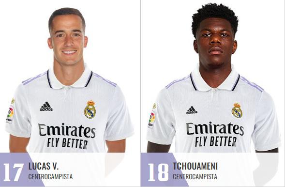 Tres ya fueron borrados, Tchouaméni aparece ¿Y que número usará Rüdiger?: Los dorsales de Real Madrid para la temporada 2022-23