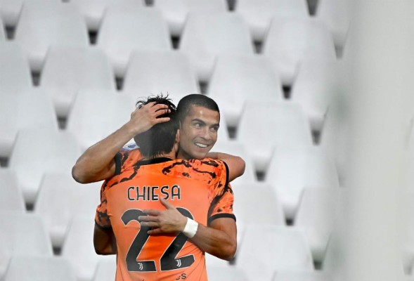 El guiño a Pirlo y mostró cuerpazo: Así fue el regreso de Cristiano Ronaldo con Juventus