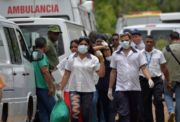 Las impactantes imágenes del accidente aéreo en La Habana, Cuba