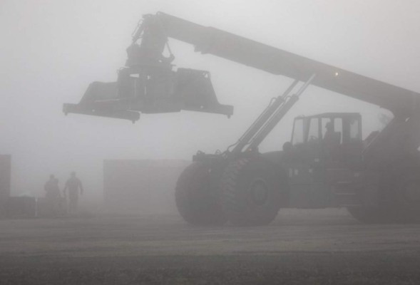 EN FOTOS: Así esperan los militares de EEUU la caravana de migrantes