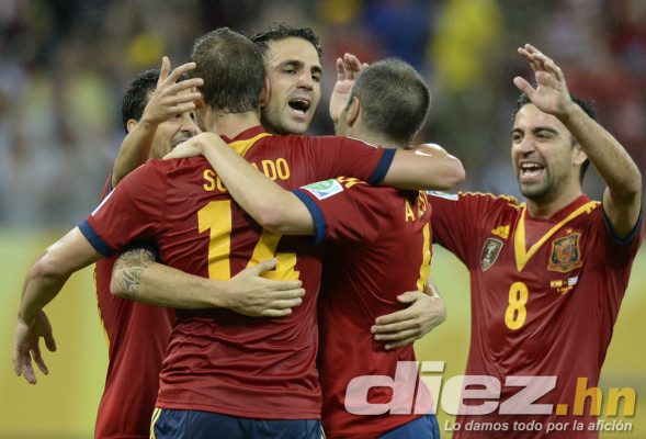 España derrotó 2-1 a Uruguay Copa Confederaciones