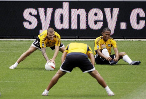 12 fotos que demuestra la buena relación de Pavón y Beckham en Galaxy