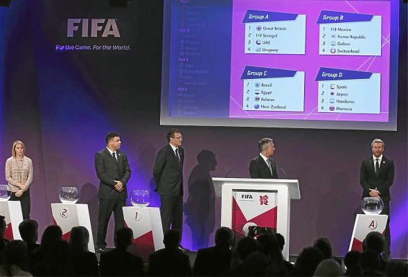Honduras se medirá a Espana , Japón, y Marruecos en los Juegos Olimpicos de Londres.