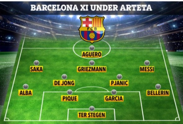 El nuevo proyecto de Joan Laporta en el Barcelona: Mikel Arteta como DT y un 11 poderoso