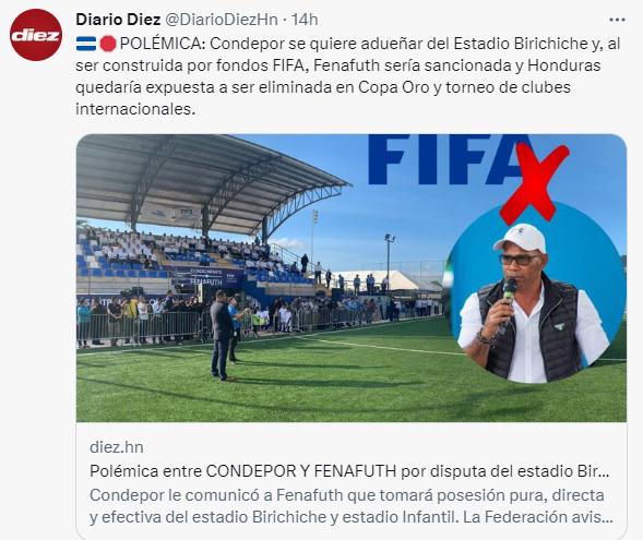 Así reacciona la prensa deportiva al enorme conflicto entre Condepor y Fenafuth: “Bienvenidos a Honduras...”