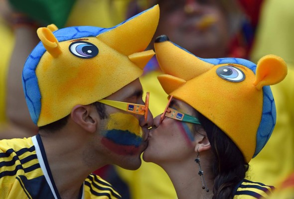Brasil también es el mundial de los besos