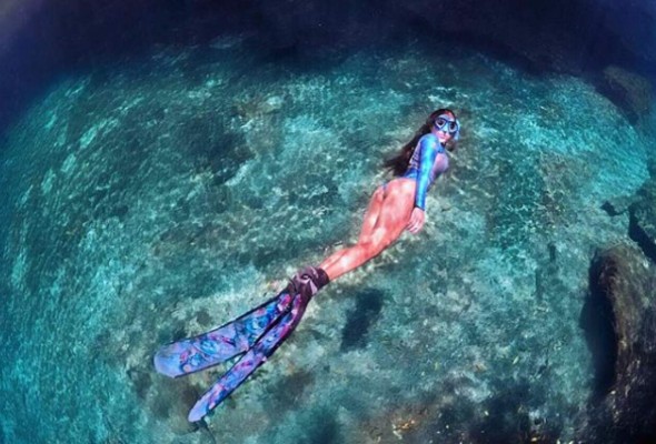 Melodie Treviño, la sexi buceadora mexicana que incendia Instagram