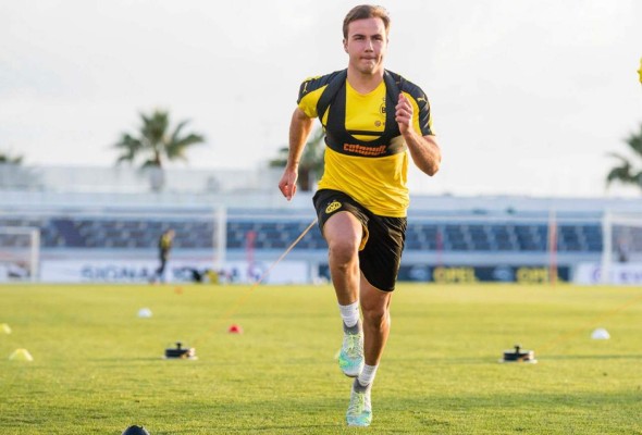 Mario Gotze vuelve a los entrenamientos tras cinco meses de baja