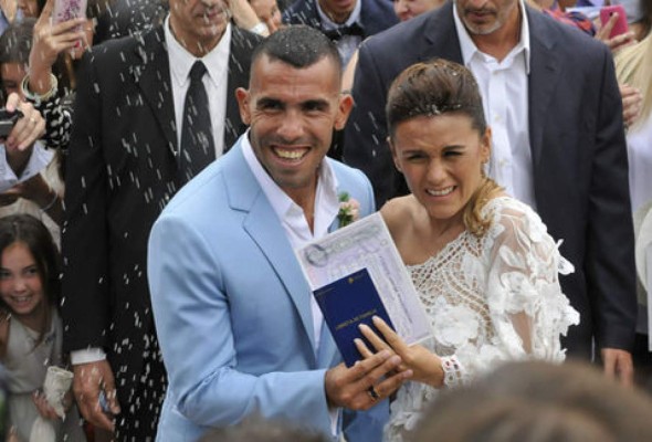 ¡IMPRESIONANTE! Así fue la espectacular y millonaria boda de Carlos Tévez