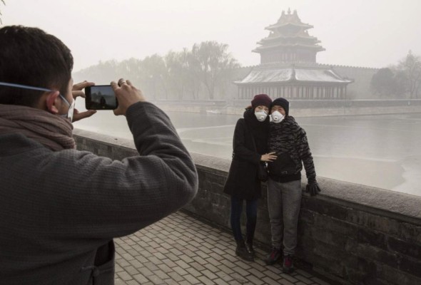 Informe especial: Alerta roja en China por la fuerte contaminación (Fotos)