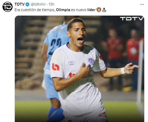 Así reaccionó la prensa hondureña al liderato de Olimpia y caída de Real España: el posteo de ESPN y del propio club albo