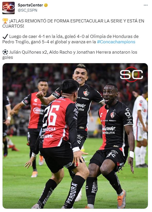 “Le sacan la llave a Olimpia” y “tuvieron que sufrir”: Así reaccionan en México el día después de la remontada de Atlas