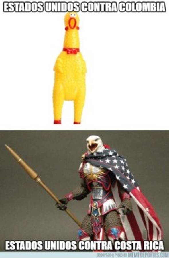 Los mejores memes de la goleada de Estados Unidos ante Costa Rica
